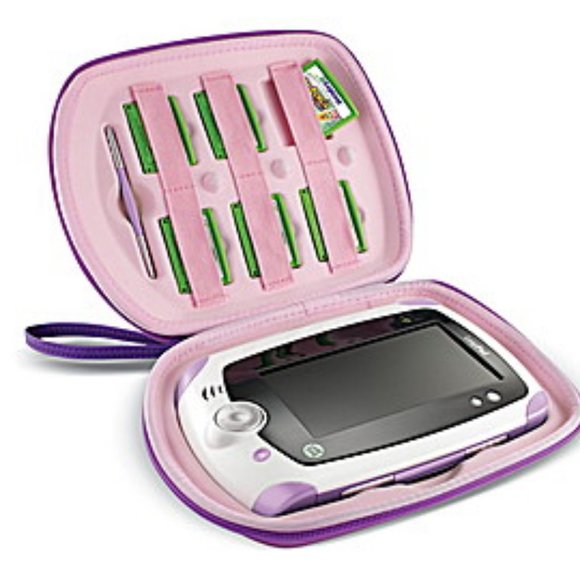 LEAPFROG LEAPPAD CARRY & PLAY ACCESSORIE SET CASE & PLUG~IN /APP CARD NEW - Picture 8 of 9
